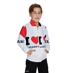 I Love Elizabeth  Kids  Windbreaker by ilovewhateva