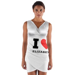 I Love Elizabeth  Wrap Front Bodycon Dress by ilovewhateva