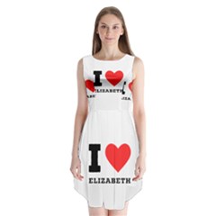 I Love Elizabeth  Sleeveless Chiffon Dress   by ilovewhateva