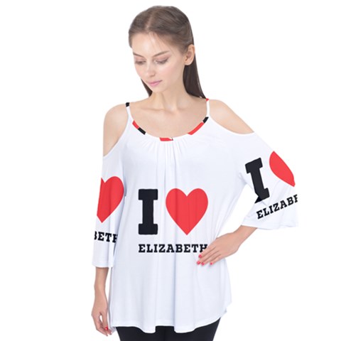 I Love Elizabeth  Flutter Tees by ilovewhateva