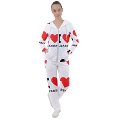 I Love Elizabeth  Women s Tracksuit by ilovewhateva