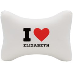 I Love Elizabeth  Seat Head Rest Cushion by ilovewhateva