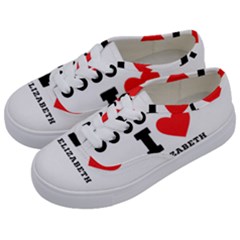 I Love Elizabeth  Kids  Classic Low Top Sneakers by ilovewhateva