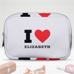 I Love Elizabeth  Make Up Pouch (small) by ilovewhateva