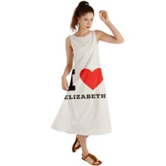 I Love Elizabeth  Summer Maxi Dress by ilovewhateva