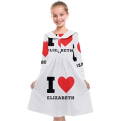 I Love Elizabeth  Kids  Midi Sailor Dress by ilovewhateva