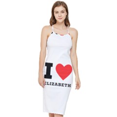 I Love Elizabeth  Bodycon Cross Back Summer Dress by ilovewhateva