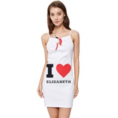 I Love Elizabeth  Summer Tie Front Dress by ilovewhateva