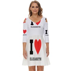 I Love Elizabeth  Shoulder Cut Out Zip Up Dress by ilovewhateva