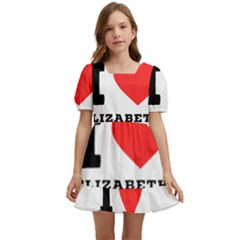 I Love Elizabeth  Kids  Short Sleeve Dolly Dress by ilovewhateva