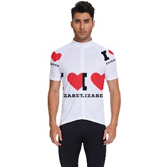 I Love Elizabeth  Men s Short Sleeve Cycling Jersey by ilovewhateva