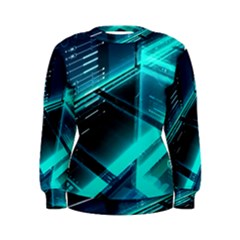 Background Patterns Geometric Glass Mirrors Women s Sweatshirt by Ravend