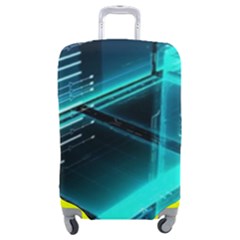 Background Patterns Geometric Glass Mirrors Luggage Cover (medium)