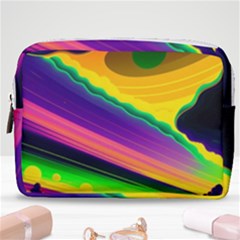 Jupiter Clouds Dan Mumford Stars Yellow Planets Make Up Pouch (medium) by Ravend