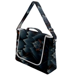 Background Pattern Geometric Glass Mirrors Box Up Messenger Bag by Ravend