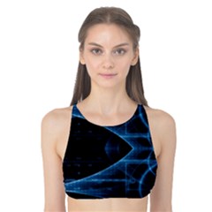 Technology Digital Business Polygon Geometric Tank Bikini Top by Ravend