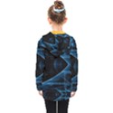 Technology Digital Business Polygon Geometric Kids  Double Breasted Button Coat View2