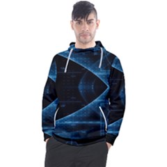 Technology Digital Business Polygon Geometric Men s Pullover Hoodie by Ravend