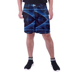 Technology Digital Business Polygon Geometric Men s Pocket Shorts by Ravend