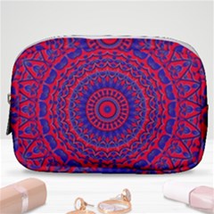 Background Wallpaper Geometric Digital Art Make Up Pouch (small) by Ravend