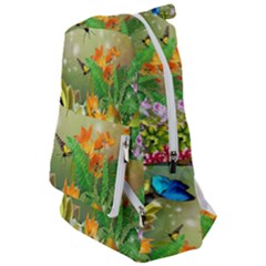 Floral Flowers Nature Plants Decorative Design Travelers  Backpack by Ravend