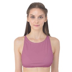 Cashmere Rose Pink	 - 	tank Bikini Top by ColorfulSwimWear