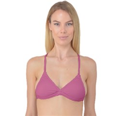 Chateau Rose Pink	 - 	reversible Tri Bikini Top by ColorfulSwimWear