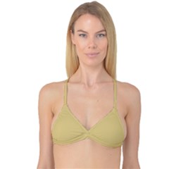 Soft Oat	 - 	reversible Tri Bikini Top by ColorfulSwimWear