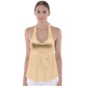 Deep Champagne White	 - 	Babydoll Tankini Top View1