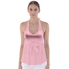 Lemonade Pink	 - 	babydoll Tankini Top by ColorfulSwimWear