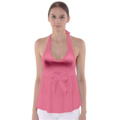 Pink Lemonade	 - 	babydoll Tankini Top by ColorfulSwimWear