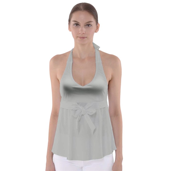 Smoke Grey	 - 	Babydoll Tankini Top