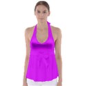 Psychedelic Purple	 - 	Babydoll Tankini Top View1