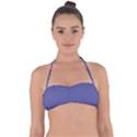 Blue Iris	 - 	Halter Bandeau Bikini Top View1