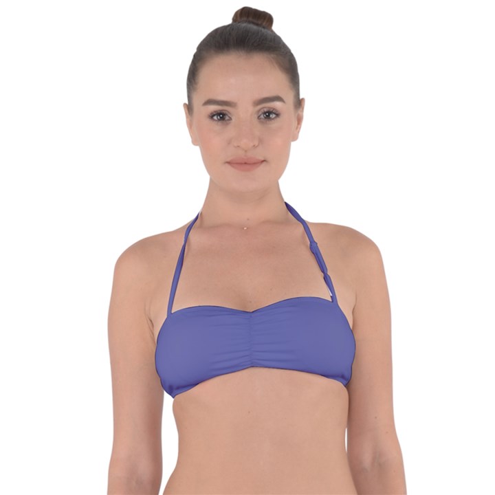 Blue Iris	 - 	Halter Bandeau Bikini Top