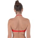 Fire Engine Red	 - 	Halter Bandeau Bikini Top View2