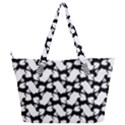 Playful Pups Black and White Pattern Full Print Shoulder Bag View2