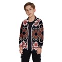 Floral Pattern Flowers Spiral Pattern Beautiful Kids  Windbreaker View2