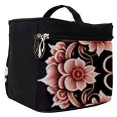 Floral Pattern Flowers Spiral Pattern Beautiful Make Up Travel Bag (small) by Ravend