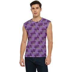 Pattern Seamless Design Decorative Hexagon Shapes Men s Raglan Cap Sleeve Tee by Ravend