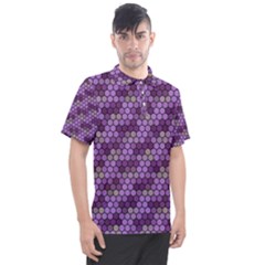 Pattern Seamless Design Decorative Hexagon Shapes Men s Polo Tee by Ravend