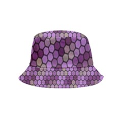 Pattern Seamless Design Decorative Hexagon Shapes Bucket Hat (kids) by Ravend