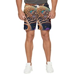 Trees Dream Art Intricate Patterns Digital Nature Men s Runner Shorts by Ravend