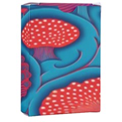 Vintage Ornate Mushroom Leafage Wallpaper Playing Cards Single Design (rectangle) With Custom Box