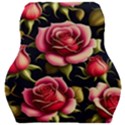 Roses Flowers Pattern Background Car Seat Velour Cushion  View1