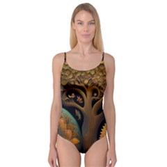 Trees Dream Generative Art Intricate Patterns Camisole Leotard  by Ravend