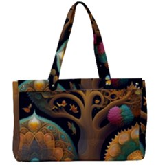 Trees Dream Generative Art Intricate Patterns Canvas Work Bag by Ravend