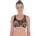 Trees Dream Generative Art Intricate Patterns Cross String Back Sports Bra View1