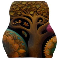 Trees Dream Generative Art Intricate Patterns Car Seat Velour Cushion  by Ravend