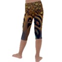 Trees Dream Generative Art Intricate Patterns Kids  Lightweight Velour Capri Leggings  View4